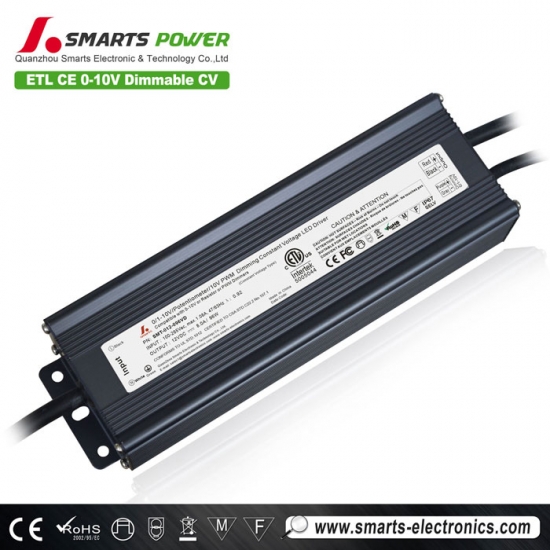 Pilote led 100w 12v 0-10v dimmable constant volatge