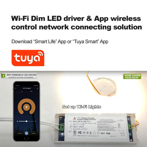  Wi-Fi pilote led faible & Application solution de connexion au réseau de contrôle sans fil