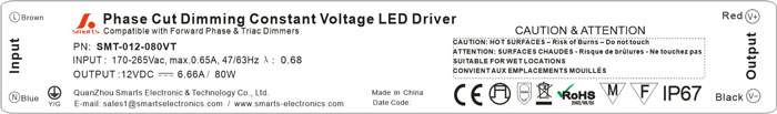 Triac dimmable constant voltage led power supply