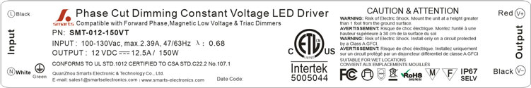 Constant Voltage Dimmable LED Driver 