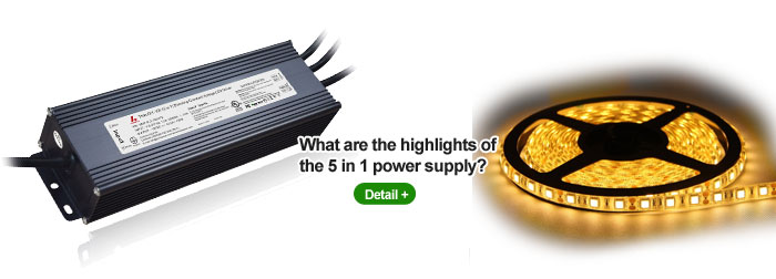 5 in 1 dimmable power
