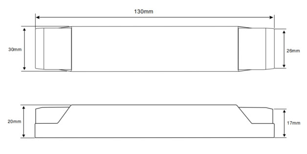 18w 12v 5 in 1 dimming power supply