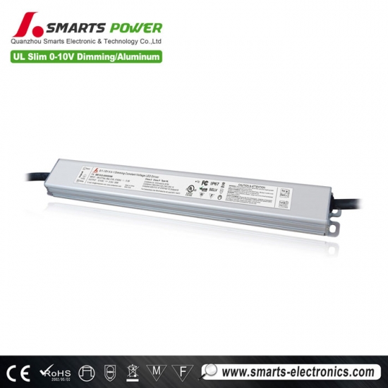 meilleur UL certificat extérieur 12v 1a 2a 30w dimmable led spotlight transformateur
