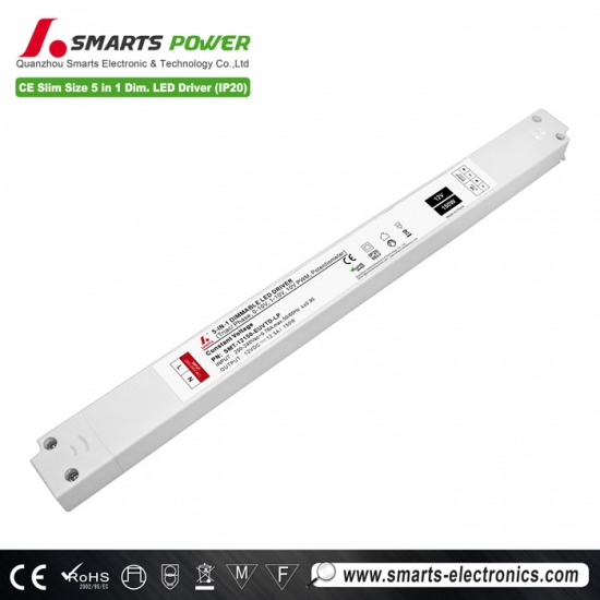 Alimentation LED 5 en 1 à intensité variable CE 12 V 150 W