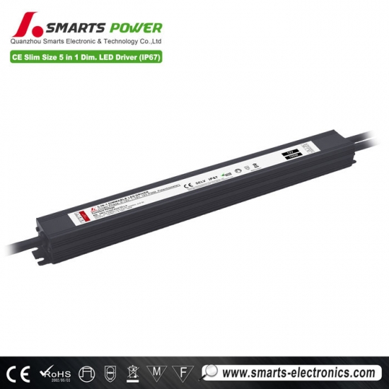 Pilote LED à gradation PWM IP67 Triac/ELV/MLV/0-10 V