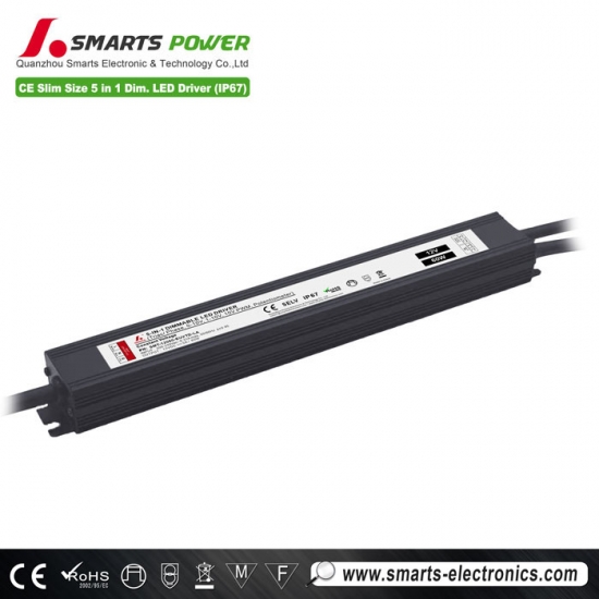 Pilote LED 5 en 1 à tension constante 12 V 24 V 60 W
