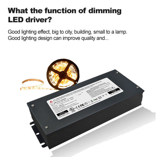 Quelle est la fonction du pilote LED de gradation?