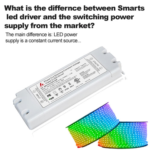 Quelle est la différence entre le pilote LED Smarts et l'alimentation à découpage du marché ?
