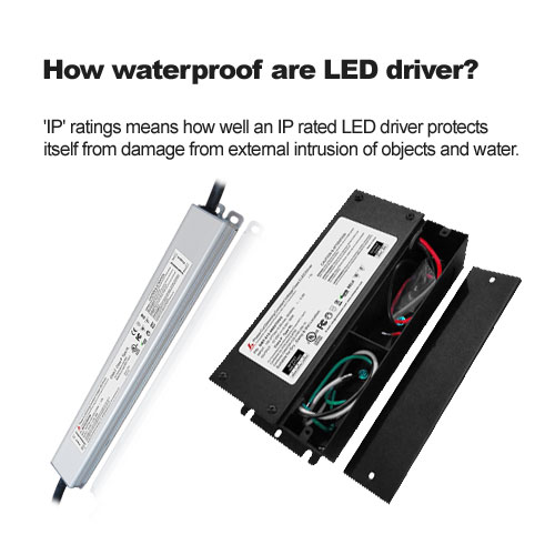 Comment imperméable à l'eau sont le conducteur de LED?
