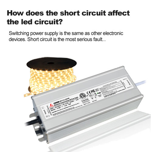 Comment le court-circuit affecte-t-il le circuit led?