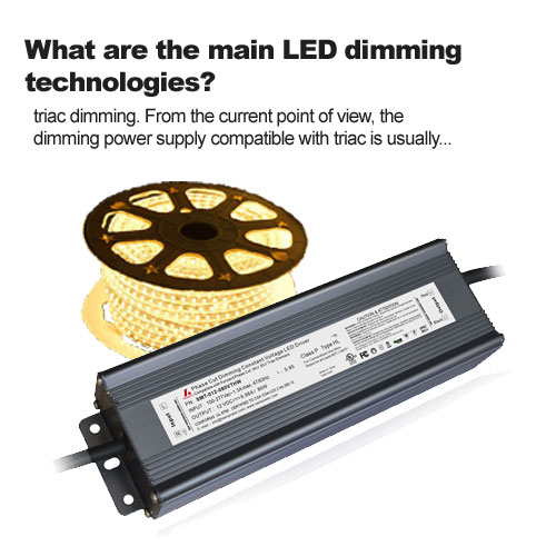 Quelles sont les principales technologies de gradation LED ?