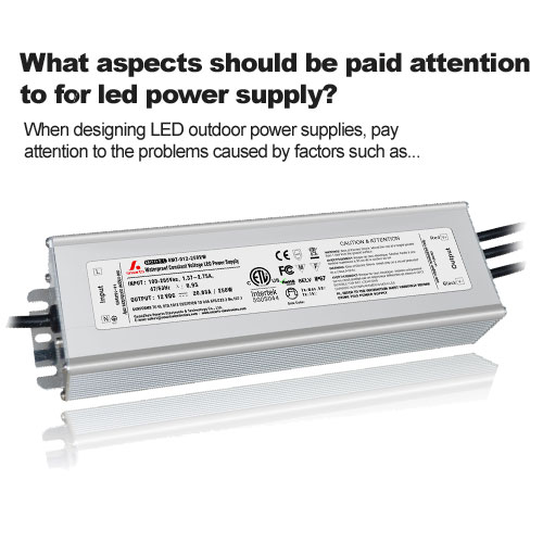 À quels aspects faut-il prêter attention pour l'alimentation LED?