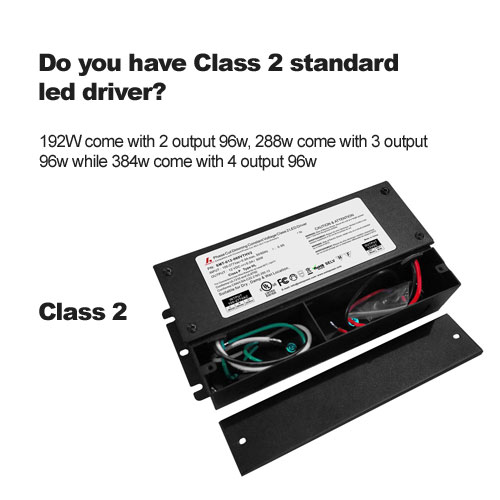 Avez-vous la norme de classe 2 LED pilote? 