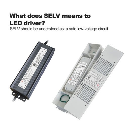 Ce n'SELV moyens de driver de LED? 