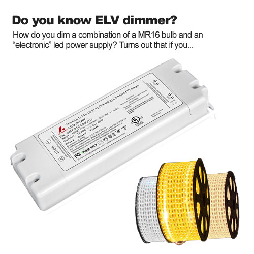 Connaissez-vous le variateur ELV ?
