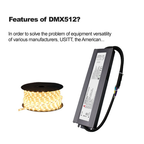 caractéristiques du DMX512 ?
