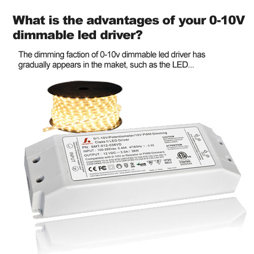 Quels sont les avantages de votre driver led dimmable 0-10V ?