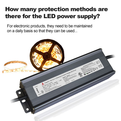 Combien de méthodes de protection existe-t-il pour l'alimentation LED ?